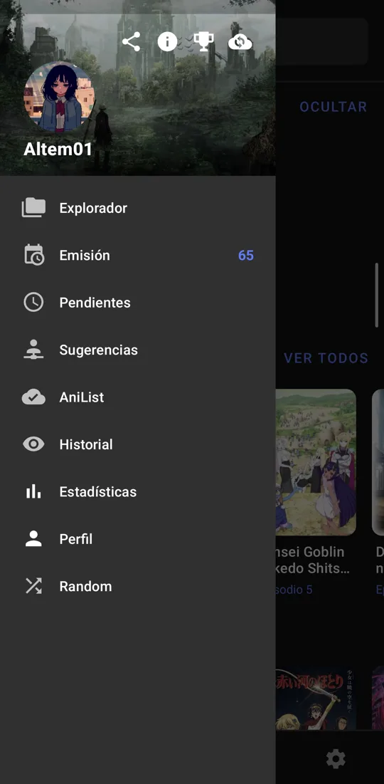 Tu portada de AniList